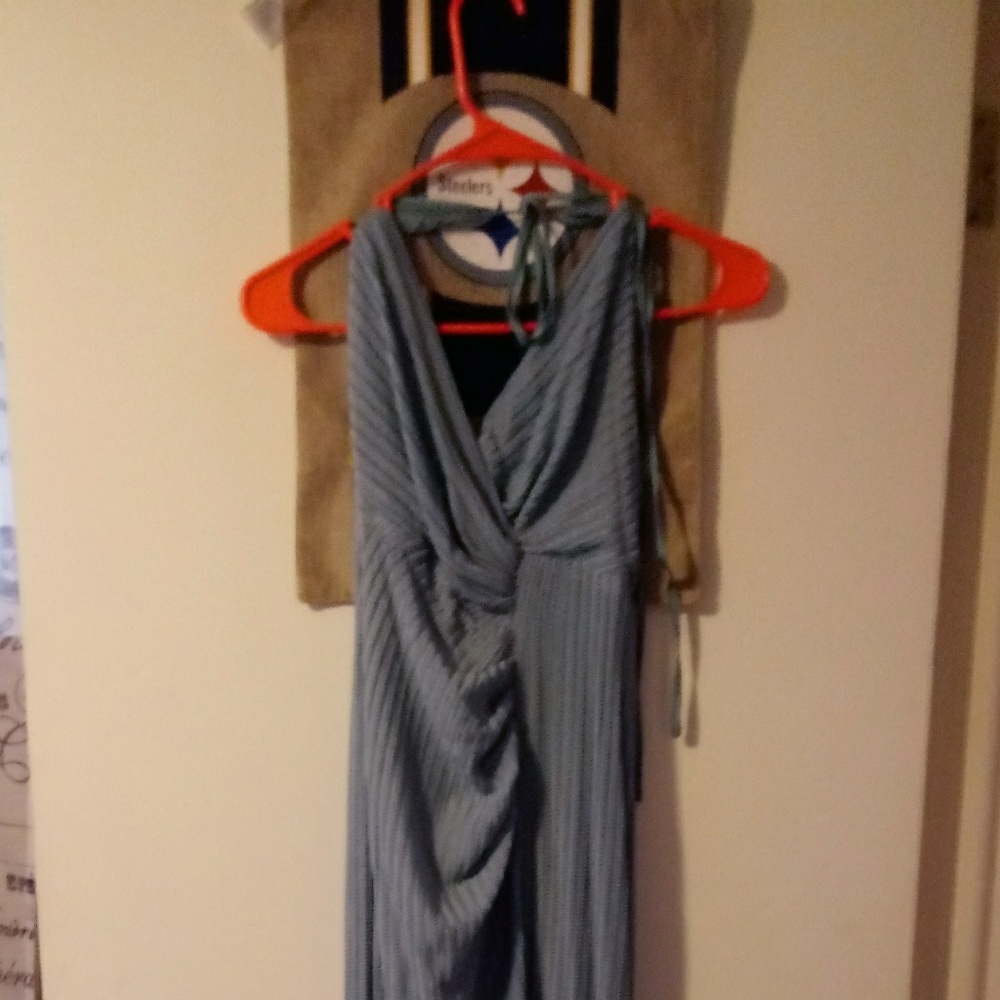Blue maxi dress